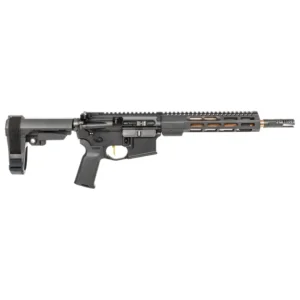 Core Elite AR15 Pistol BLACK 10.5" barrel, right side on a white background