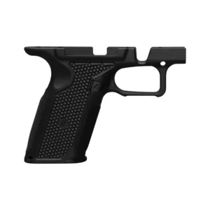 ZEV Aluminum X Grip, black right side on a white background